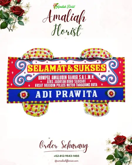 Papan Bunga Ucapan Selamat Living World Alam Sutera