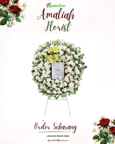 Krans Bunga Duka Living World Alam Sutera